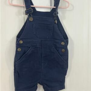 Hanna Andersson 12 - 18 Month Navy Overalls